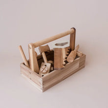 Natural Wooden Tools Set Toy set putted away - Learning Island