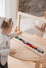 4 in 1 Kids' Table Easel 3 year old painting - Learning Island