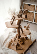 Wooden Doll House Tree Adventure pictured from top - Learning Island