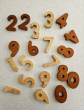 Wooden Counting Toy Numbers on table - Learning Island