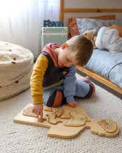 Wooden Anatomy Puzzle 7 year old playing - Learning Island