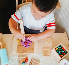 Wooden Sensory Shapes Board how to use - Learning Island