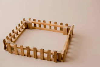 Wooden Farm Fence Toy Set general view - Learning Island